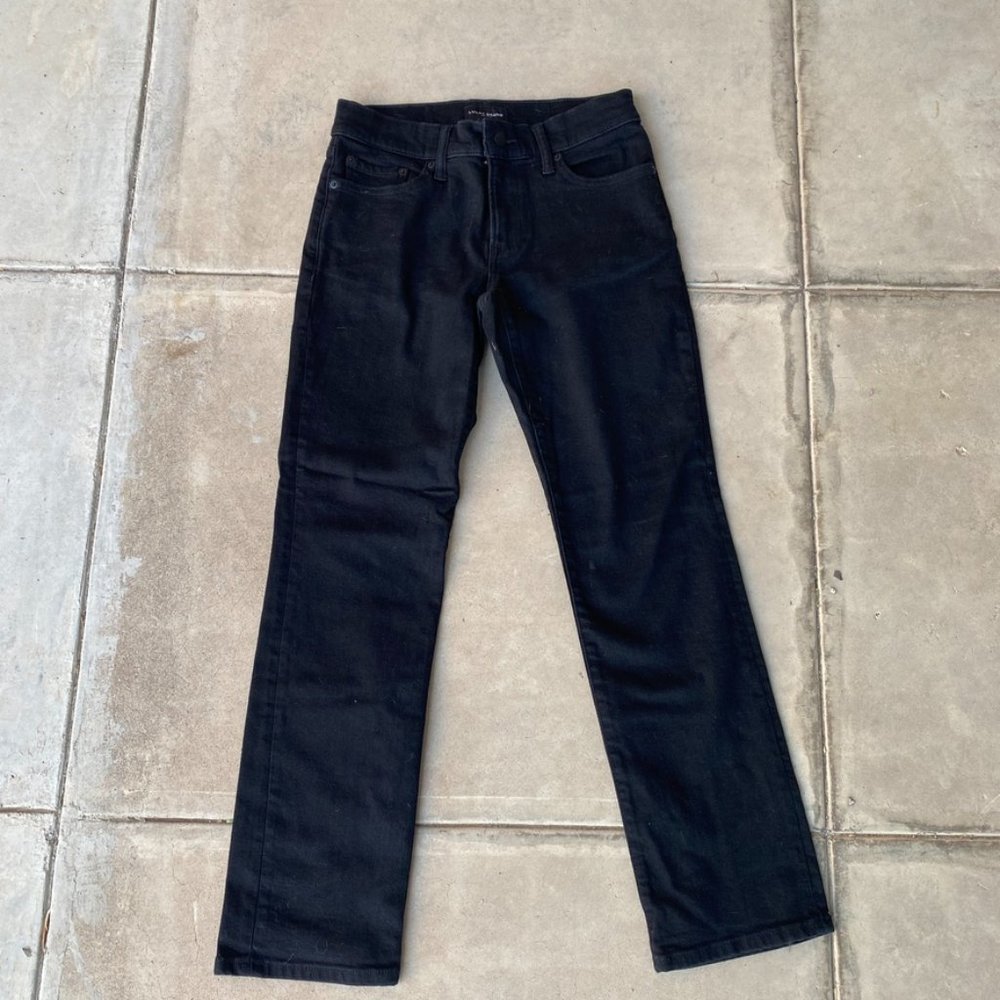 Lucky Brand Sweet Mid Rise Straight Black Jeans Size 6/28 A